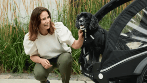 Lastenrad und Hund